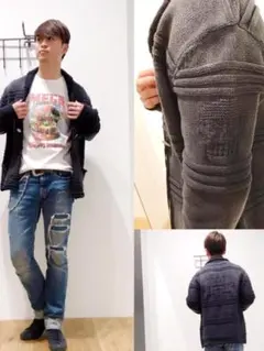 HYSTERIC GLAMOUR コンチョショールカラーカーディガンのサムネイル