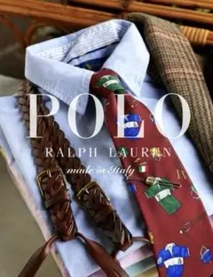 Ralph Lauren／クレストレジメンタルタイ／タイガーヘッド／Italy製
