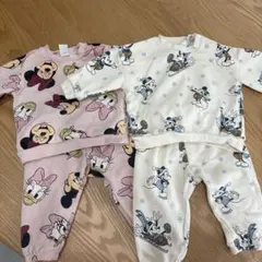 ミニーマウス・ミッキーマウス トレーナー・パーカーセット