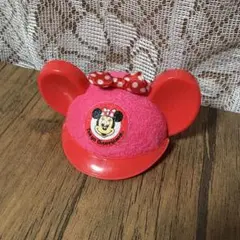 希少　ディズニーリゾート　ミニーマウス　ミニチュア帽子マスコット