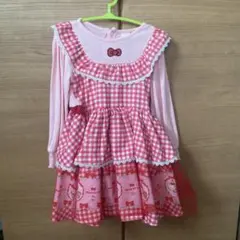 Hello Kitty 長袖ワンピース 100cm