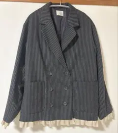 loin nuit ロワンニュイ　フリルレイヤードジャケット