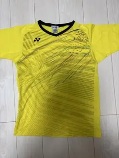 YONEX イエロー ユニフォーム　ゲームシャツ　Lサイズ