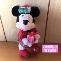 ミニー クリスマス ぬいぐるみバッジ 2017 ディズニークリスマスファンタジー