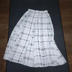GLOBALWORK スカートチェック柄