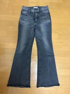 MOUSSY MVS ブラック フレア　デニム　27