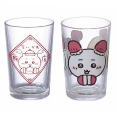 新品★ちいかわ飯店【ちいかわ＆ハチワレ＆うさぎ】ミニグラス★ロゴ＆お団子