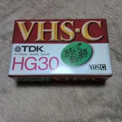 未使用　VHS-C ビデオテープのサムネイル