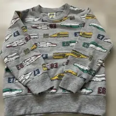 TRAIN GARAGE 新幹線　薄手トレーナー 100cm