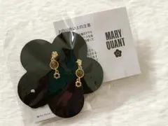 マリークワント エポストーンコネクション ピアス アンティーク調 ゴールド