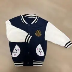 GU アウター　しなプシュ　シナプシュ　ネイビー　シナぷしゅ　90 ブルゾン