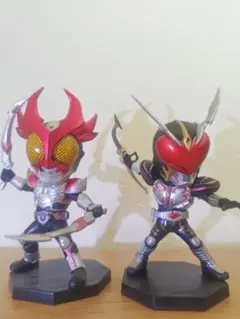 仮面ライダー デフォルメフィギュア 2体セット　カリス　アギトシャイニング