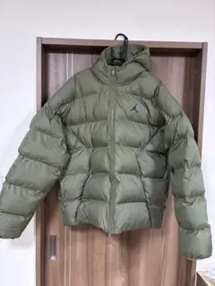 NIKE Jordan フード付きダウンジャケット XXL オリーブグリーン