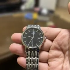 シチズン腕時計　エコドライブ 黒ステンレス