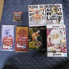 ワンピースフィギュア4セットと一番くじ景品3セット