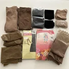 レディース　ストッキング　タイツ　16枚セット　新品　オフィス　冠婚葬祭　まとめ