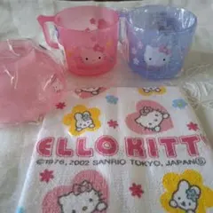 平成レトロ　ハローキティ　サンリオ　マグカップ　お茶碗　タオル　当時もの