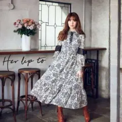 2025年最新】winter floral long-sleeve dressの人気アイテム