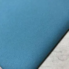 在庫限り　2m ターコイズグリーン　オックス　生地　ハギレ