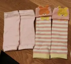 レッグウォーマー　靴下　ミキハウス　くまの学校　2点セット