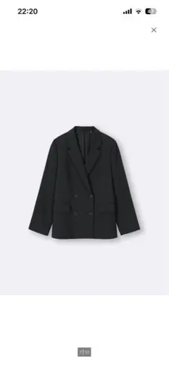 GUダブルブレストジャケット