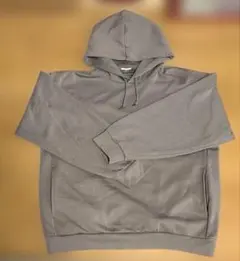GU ダブルフェイスビッグプルパーカー ブラウンL