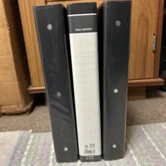 キングジム リングバインダー 30穴 A4タテ 黒 669BF 3冊