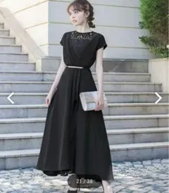 【GIRL】カシュクール風切り替えワンピース ドレス