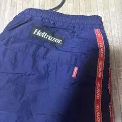 Hellrazor ネイビー トラックパンツのサムネイル