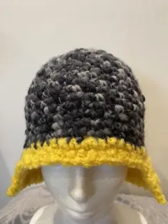 キ*カ様 No.49 手づくりニット帽【メット型】
