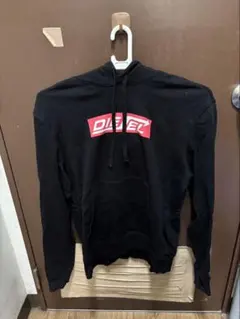 DIESEL ブラック フード付きパーカー ジョガーパンツ セット