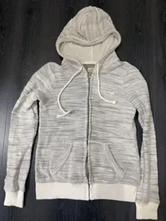 Hollister グレー系 ジップアップパーカー