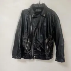 ライダースジャケット(フェイクレザー) サイズXL