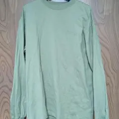 X-LARGE 長袖 Tシャツ カーキ 刺繍ロゴ