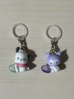 めじるしアクセサリー　サンリオ　エモきゅん　パステルカラー　クロミ　ポチャッコ