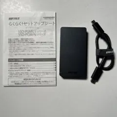 BUFFALO ポータブルSSD 1.9TB PGM1.9U3-B/N 4