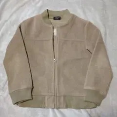 COMME CA ISM フリースジャケット 130A ベージュ