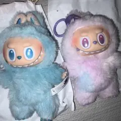 ★POP MART Big into Energy ぬいぐるみ　青・紫