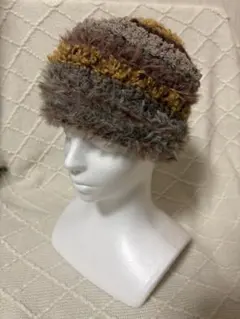 ニット帽 ビーニー ハンドメイド 大人用 かぎ編み
