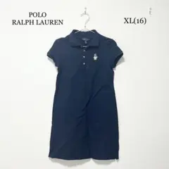 0043 POLO RALPH LAUREN 半袖ワンピース XL(16)サイズ