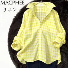 【美品】トゥモローランド マカフィー リネン 100% シャツ ブラウスのサムネイル