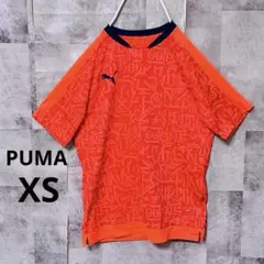 プーマ グラフィックプリント Tシャツ XS オレンジ サッカーウェア