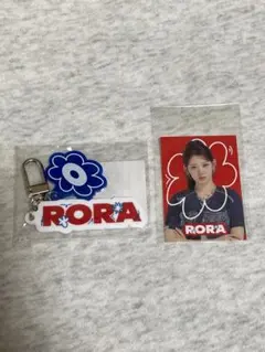 BABYMONSTER オンラインくじ ローラ ネームキーホルダー ステッカーA