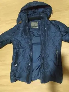 ハッシュパピー　ダウンジャケット　ネイビー