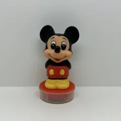ミッキーマウス スタンプ フィギュア レトロ ハンコ