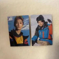 スノーボードウェア 男性写真2枚セット