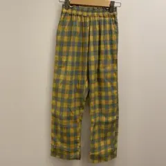 チェック柄ロングパンツ 140 マーキーズ
