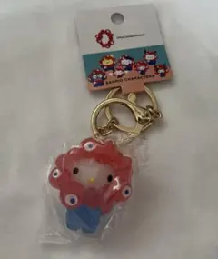 大阪関西万博 サンリオ なりきりキーホルダー クリアカラー キティ ミャクミャク