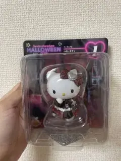 3点セット　ハローキティ　クロミ　マイメロ　ハロウィン　シール フィギュア