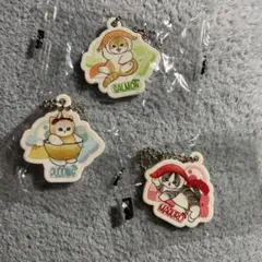 mofusand × くら寿司 ラバーチャームセット